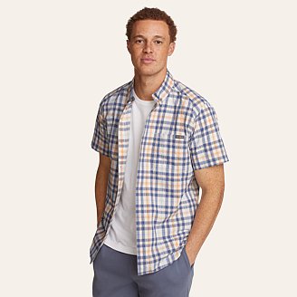 Men's Pack It Seersucker Short-Sleeve Shirt