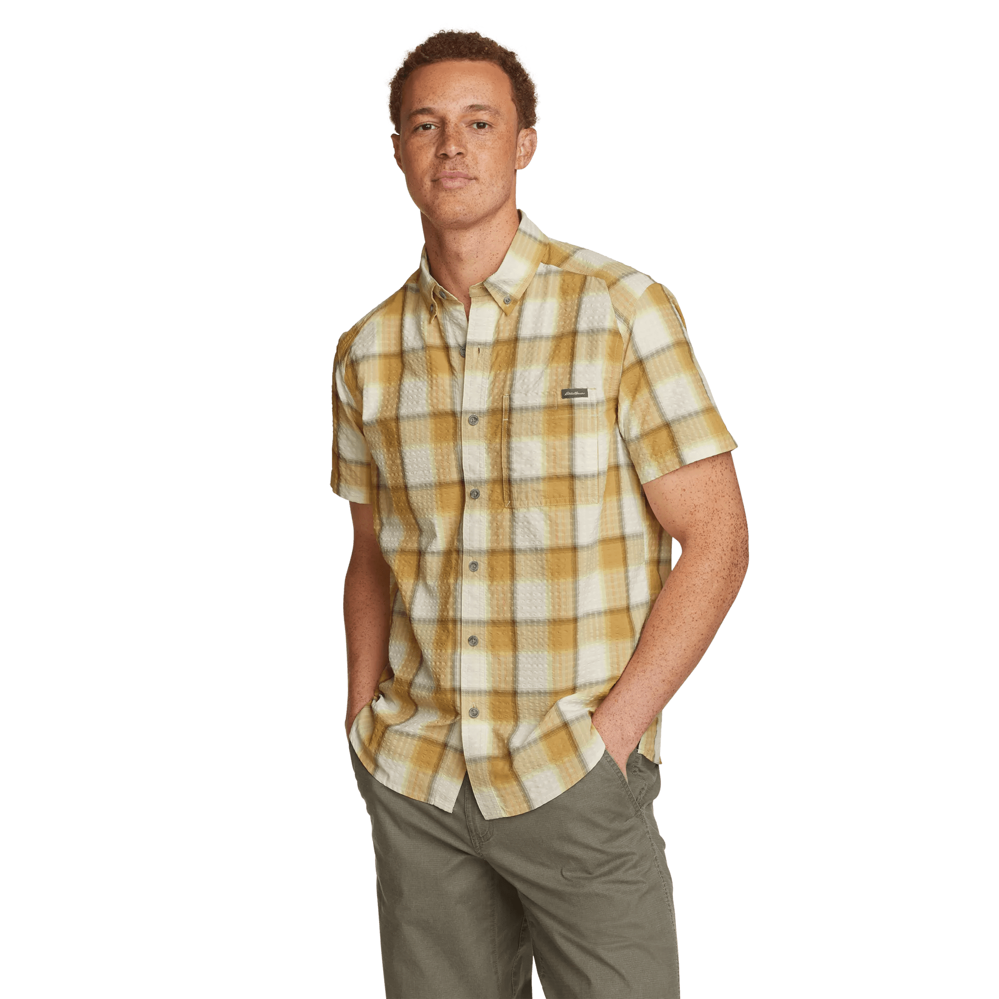 Pack It Seersucker Short-Sleeve Shirt