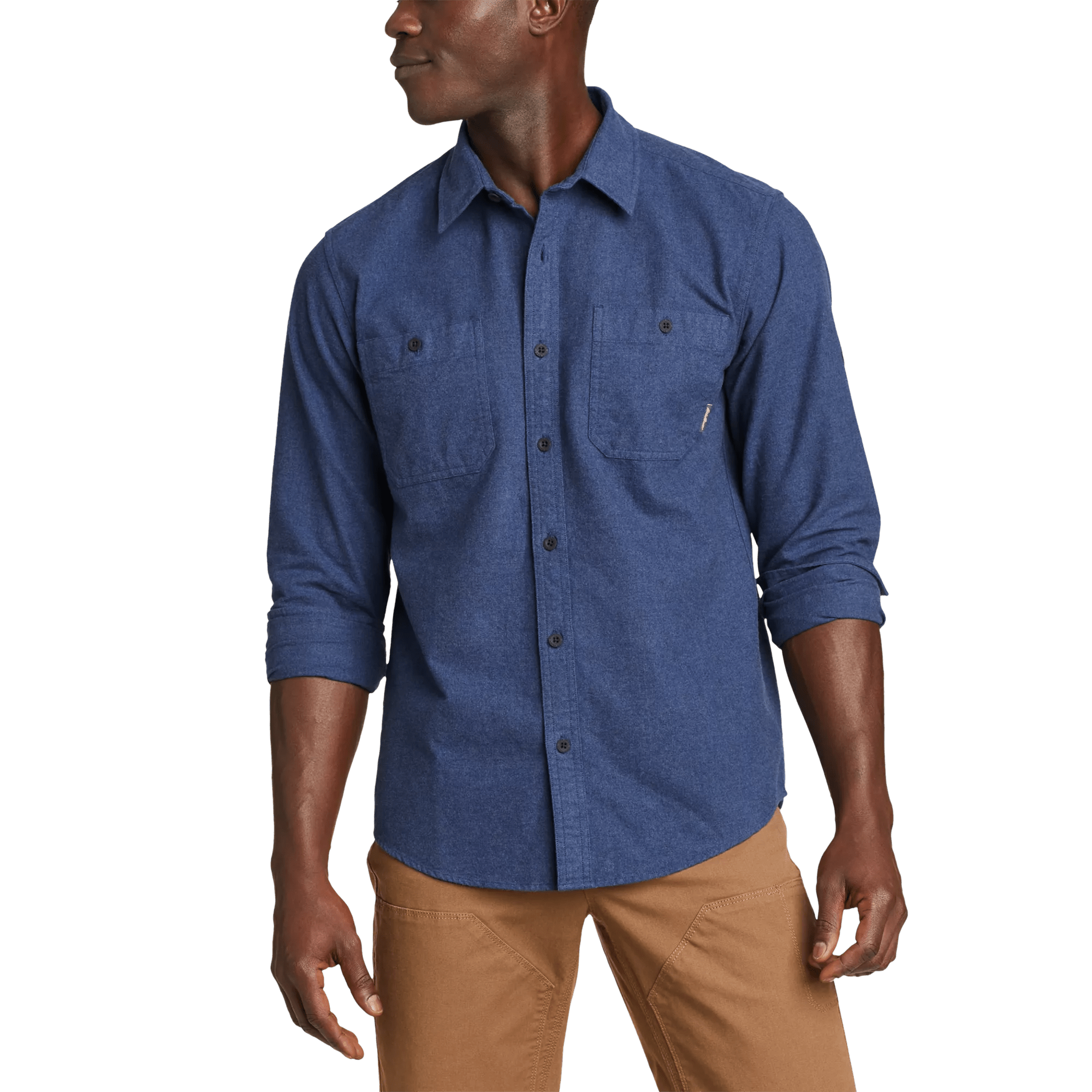 men's eddie bauer stretch flannel button down shirt