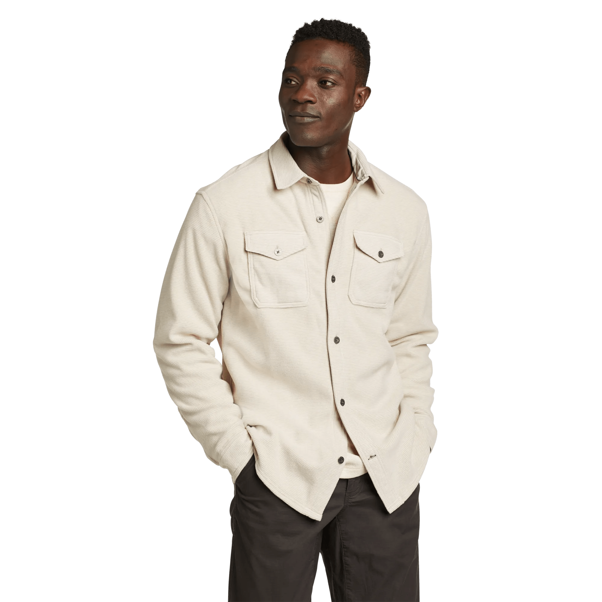 Men's Chutes Microfleece Shirt Stripe