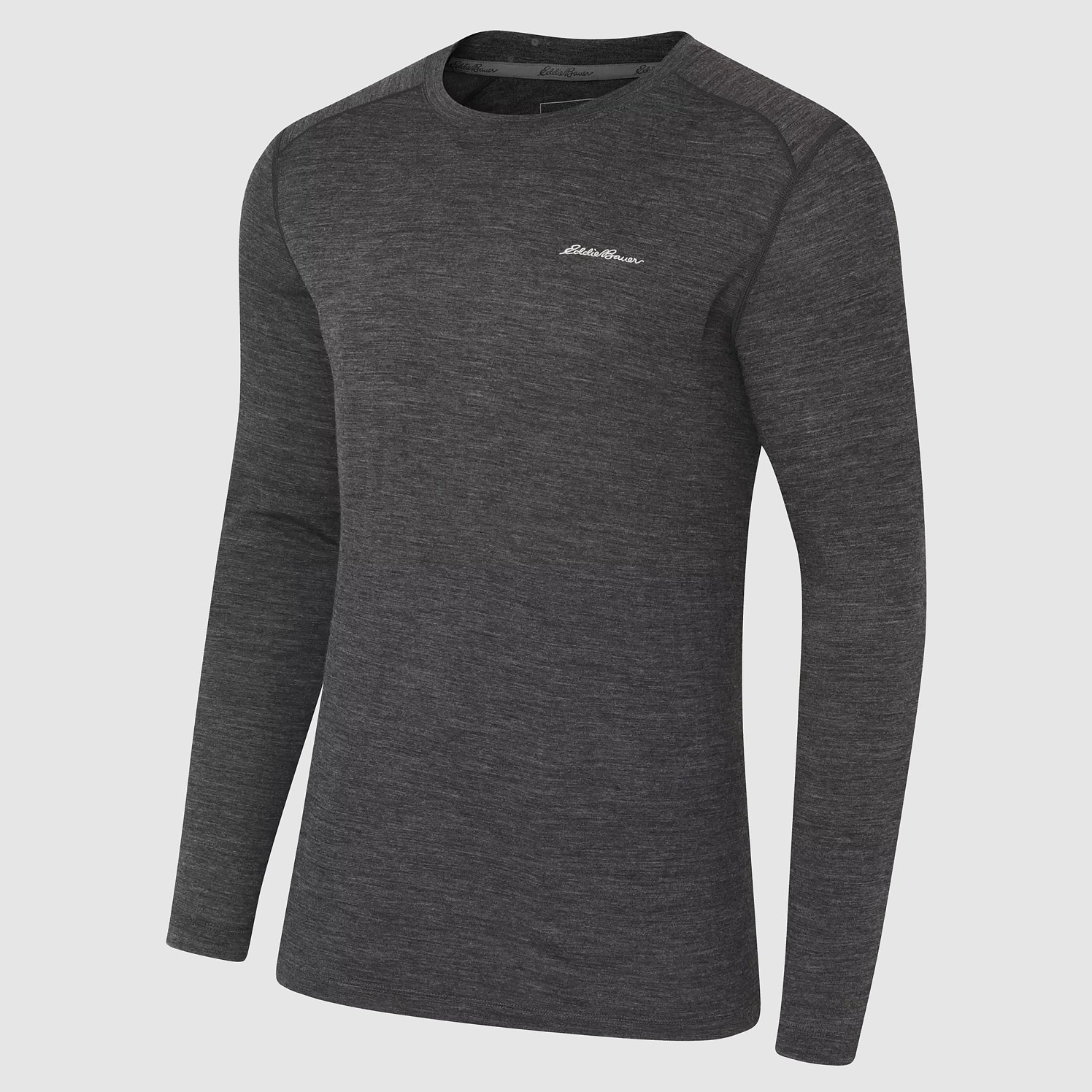 Eddie Bauer Men's Lightweight Heat Control Crewneck Baselayer W/Thumb Holes