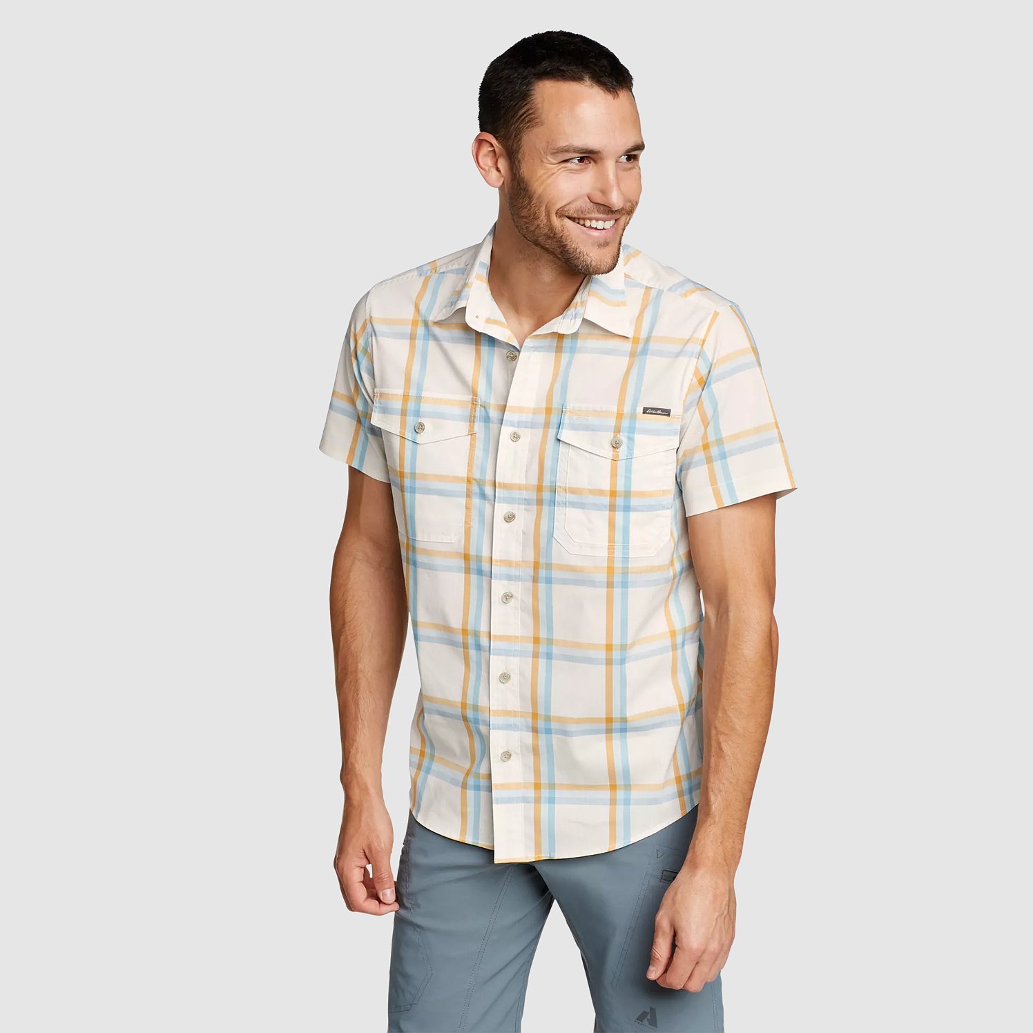 Eddie Bauer Men's UPF Guide 2.0 Short-Sleeve Shirt