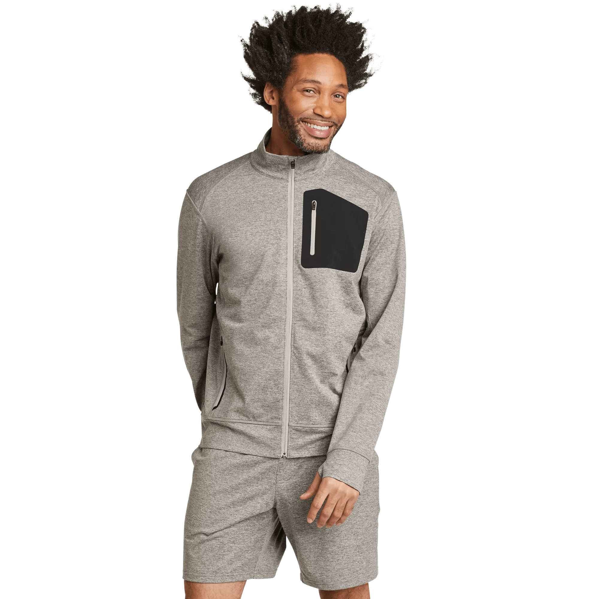 Reso Tech Full-Zip Mock Neck