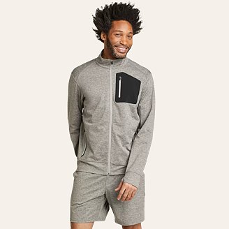 Mens Reso Tech Full-Zip Mock Neck