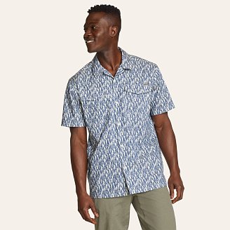 Mens Pro Creek Short-Sleeve Camp Shirt