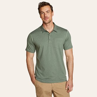 Mens Mountain Trek Short-Sleeve Polo Shirt
