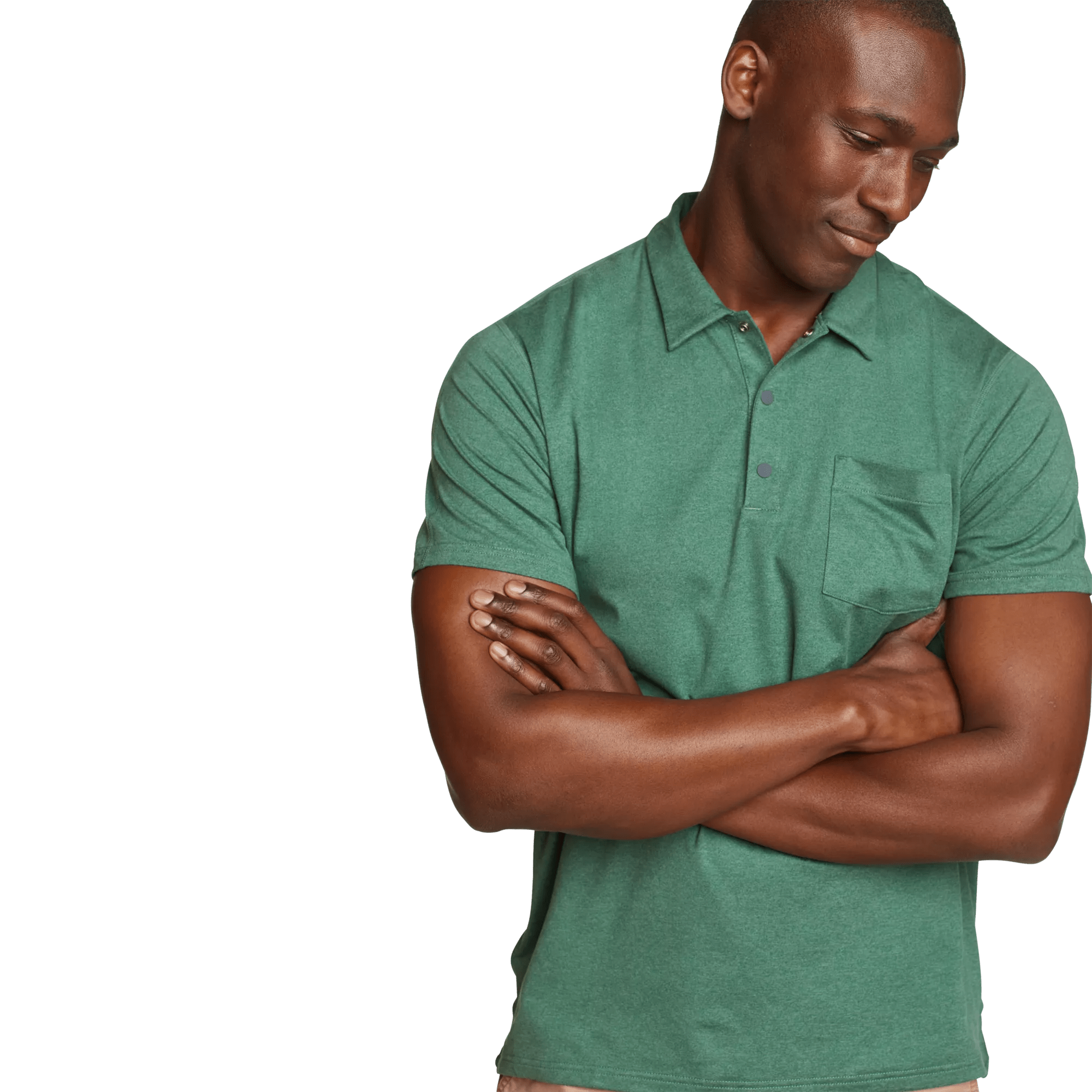 mens elbow length polo shirts