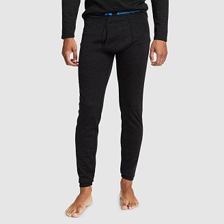 Jtckarpu ELA Men's Premium Cotton Thermal Underwear Pants Warm Soft  Leggings Winter Warm Track Base Layer Bottom Scrunch
