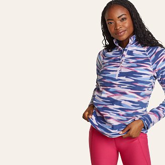 Eddie Bauer Ladies Full-Zip Vertical Fleece Jacket Style EB223 - Casual  Clothing for Men, Women, Youth, and Children