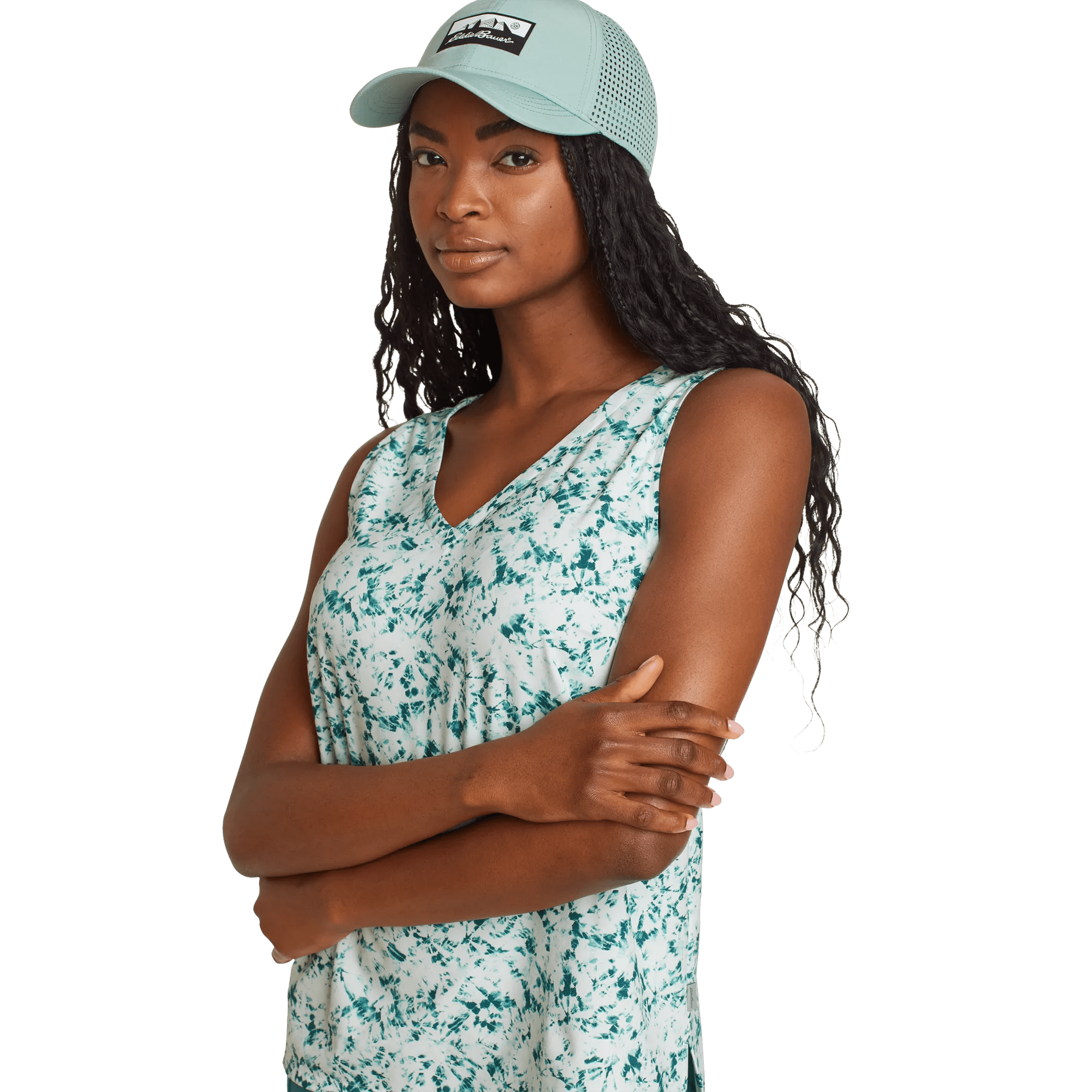 Departure V-Neck Tank Top - Print