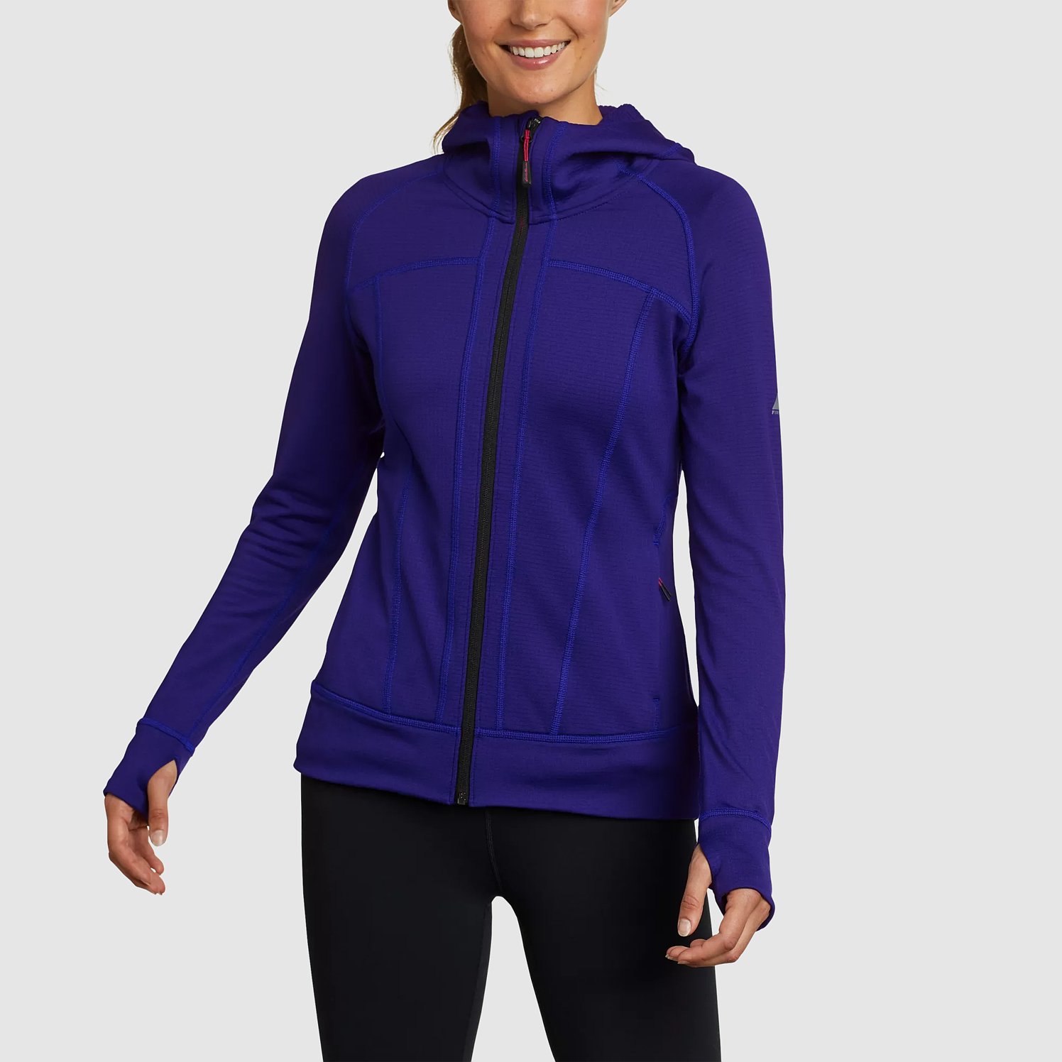 Women's High Route Grid Fleece Full-zip Jacket