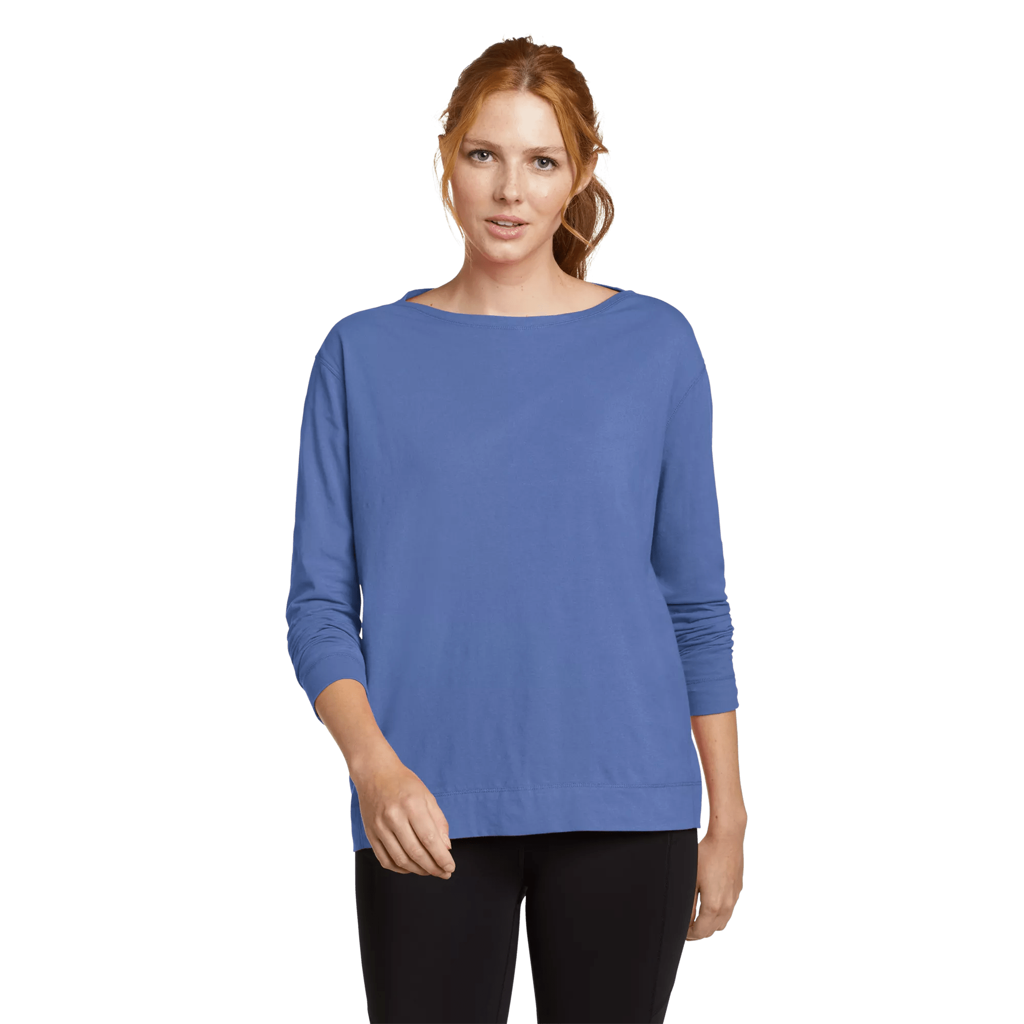 Tempo Light Long-Sleeve Boat-Neck T-Shirt