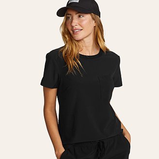 Womens Departure Short-Sleeve Pocket T-Shirt