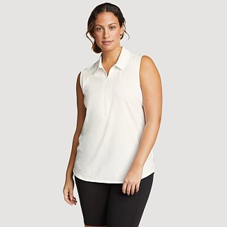 Women's Departure 1/2-Zip Tank Top