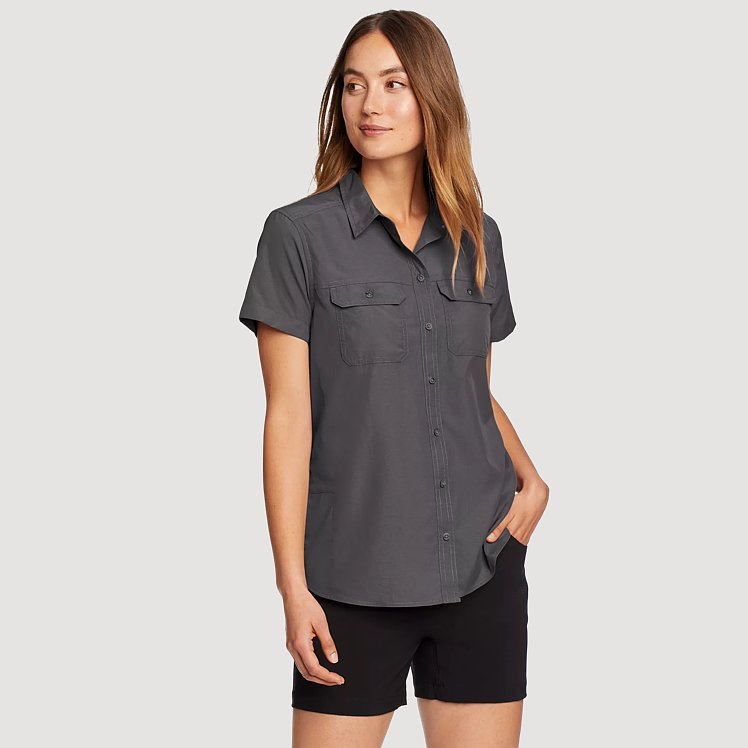 Women's Mountain Ripstop Short-sleeve Shirt Eddie Bauer