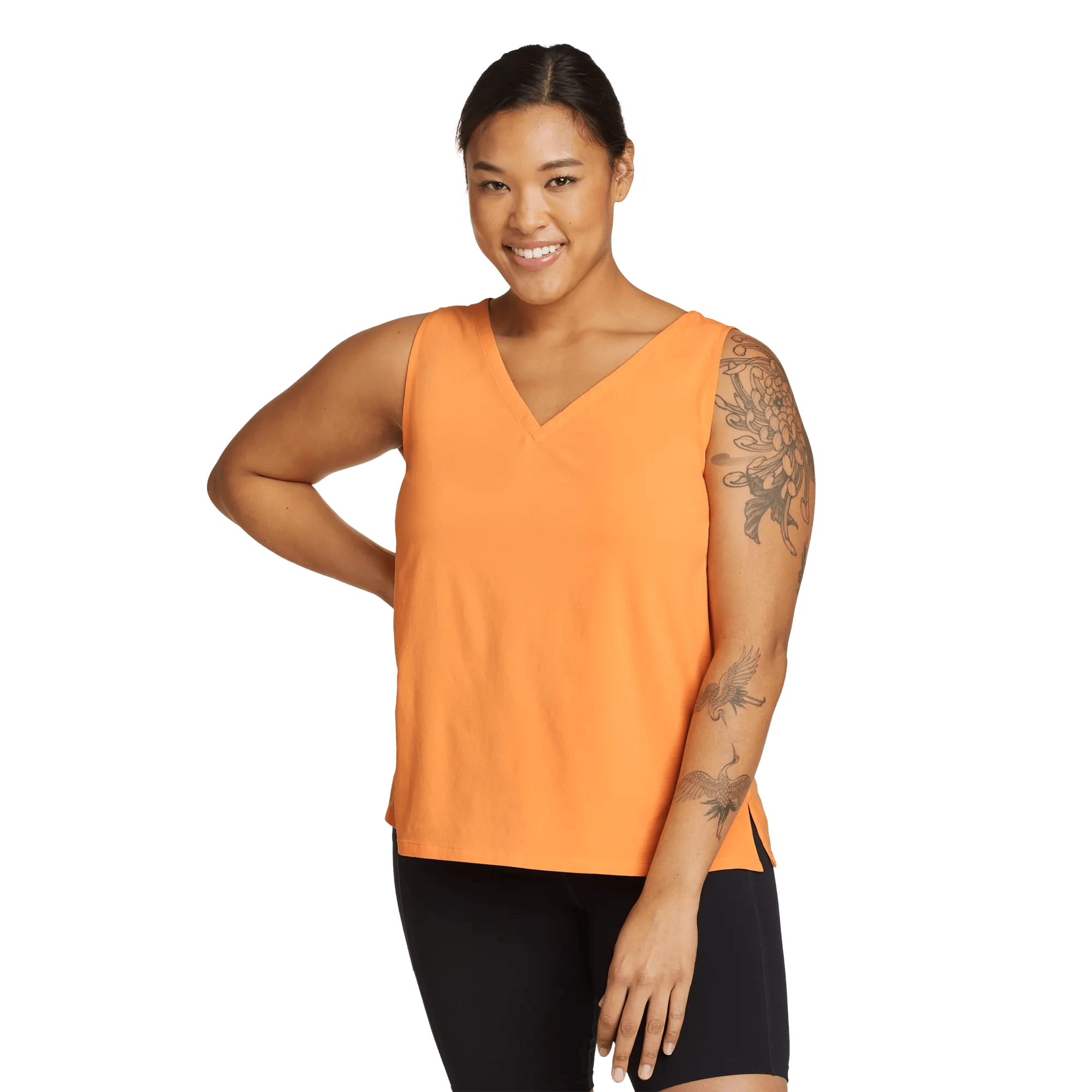 V Neck Sleeveless Shirt