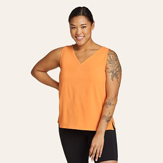 Women's Departure V-Neck Tank Top - Solid