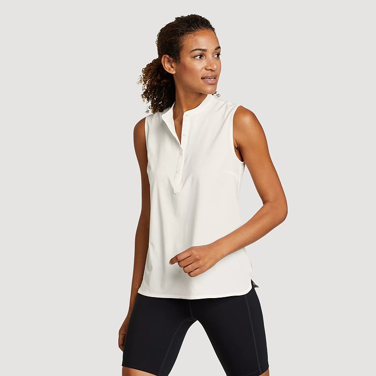 Women's Departure Sleeveless 1/2-placket Shirt | Eddie Bauer