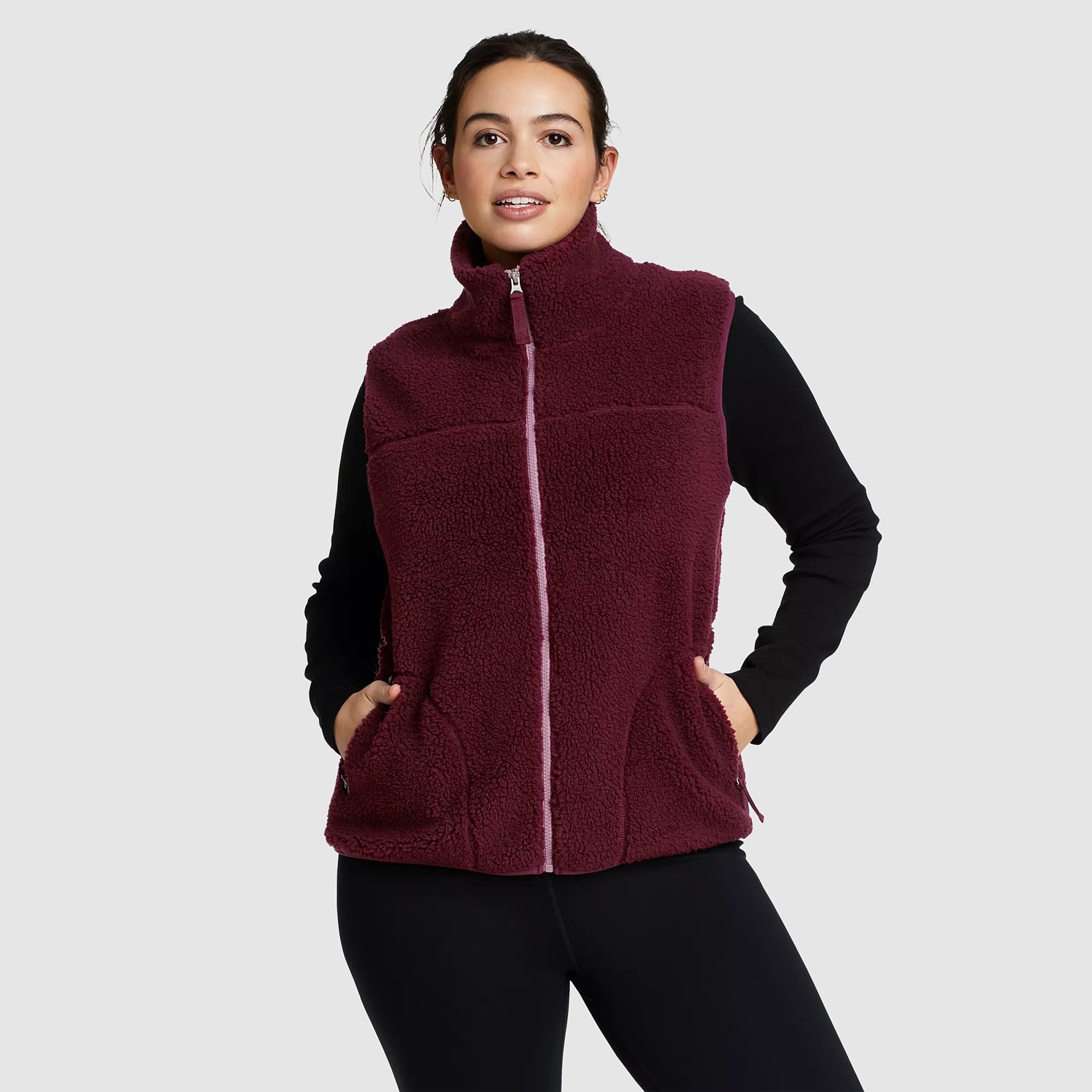 Eddie Bauer Women's Fast Fleece Plush Vest, Carbon, Large : :  Clothing, Shoes & Accessories