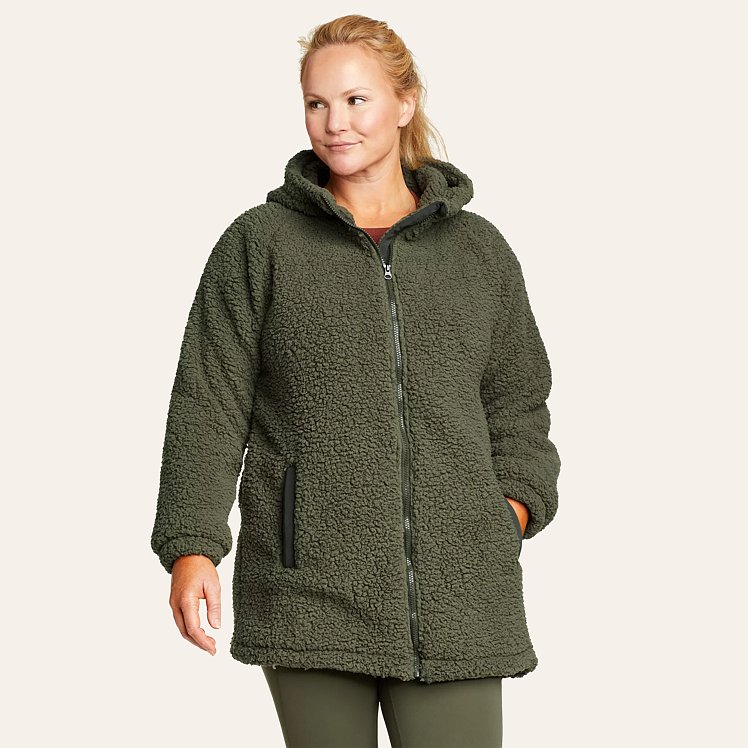 Women s Fireside Plush Fleece Full zip Jacket Eddie Bauer