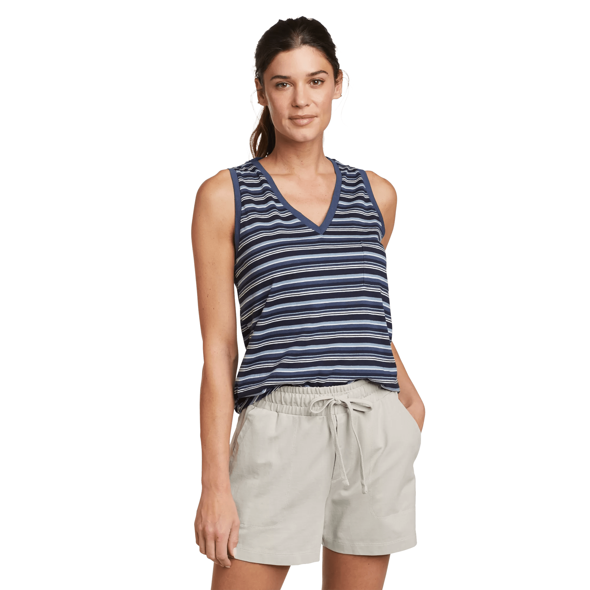 Myriad V-Neck Pocket Tank