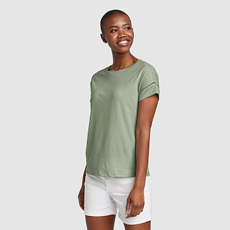 Women's Myriad Short-Sleeve Boat-Neck T-Shirt
