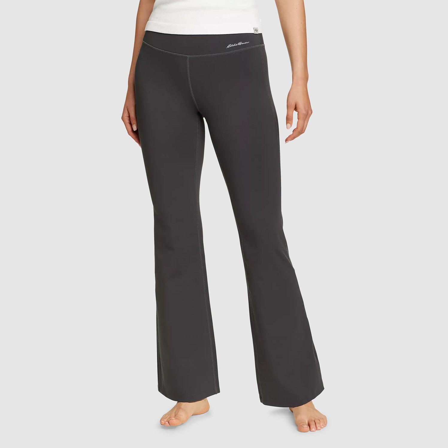 Fold-Over Flare Yoga Pants – Summer Lush Boutique