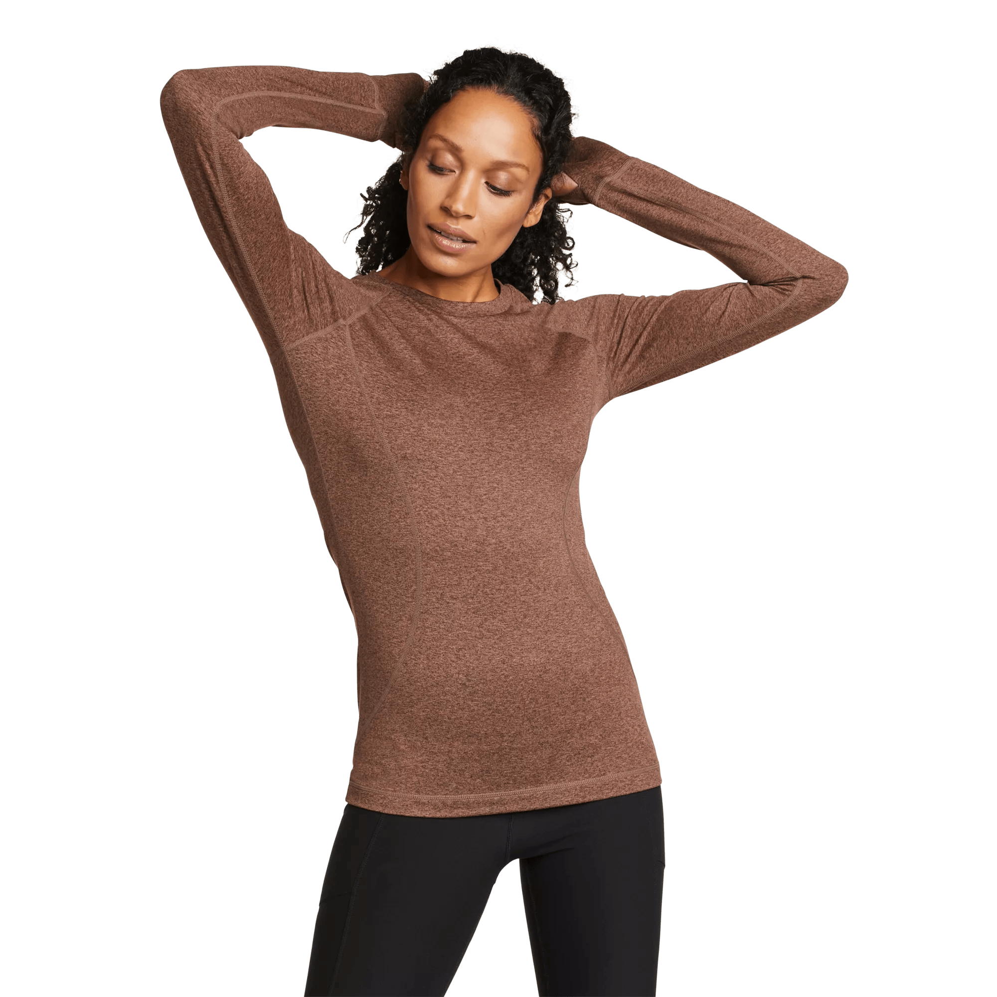 Train Ascent Long-Sleeve Crew Neck Top