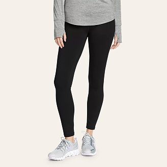 Eddie Bauer Women's Mini Grid Fleece Leggings