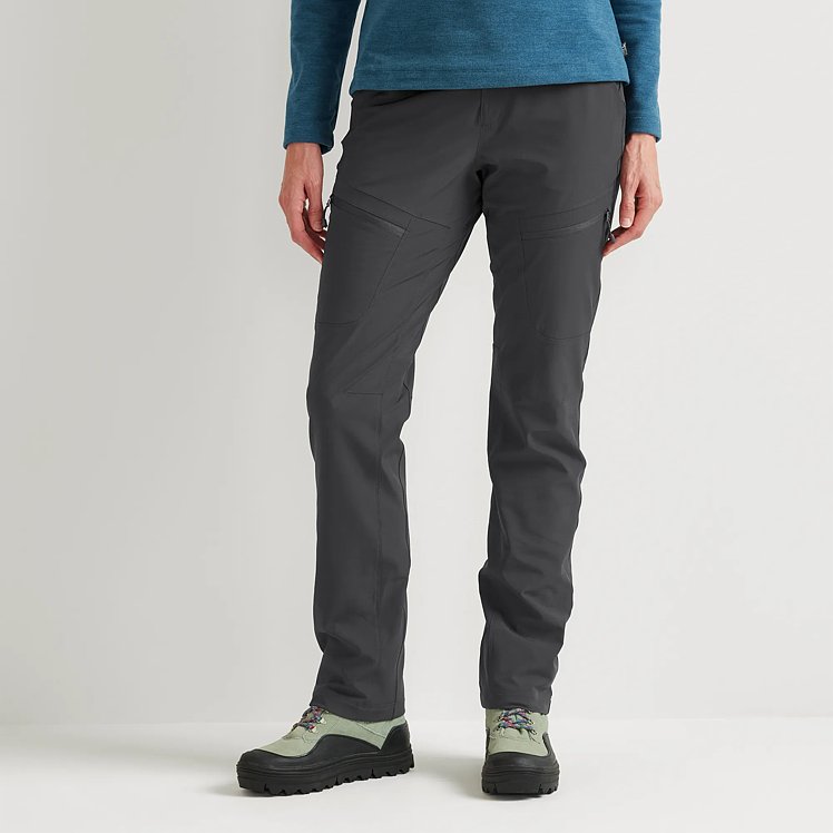 Women's Polar Fleece-lined Straight Leg Pants Eddie Bauer