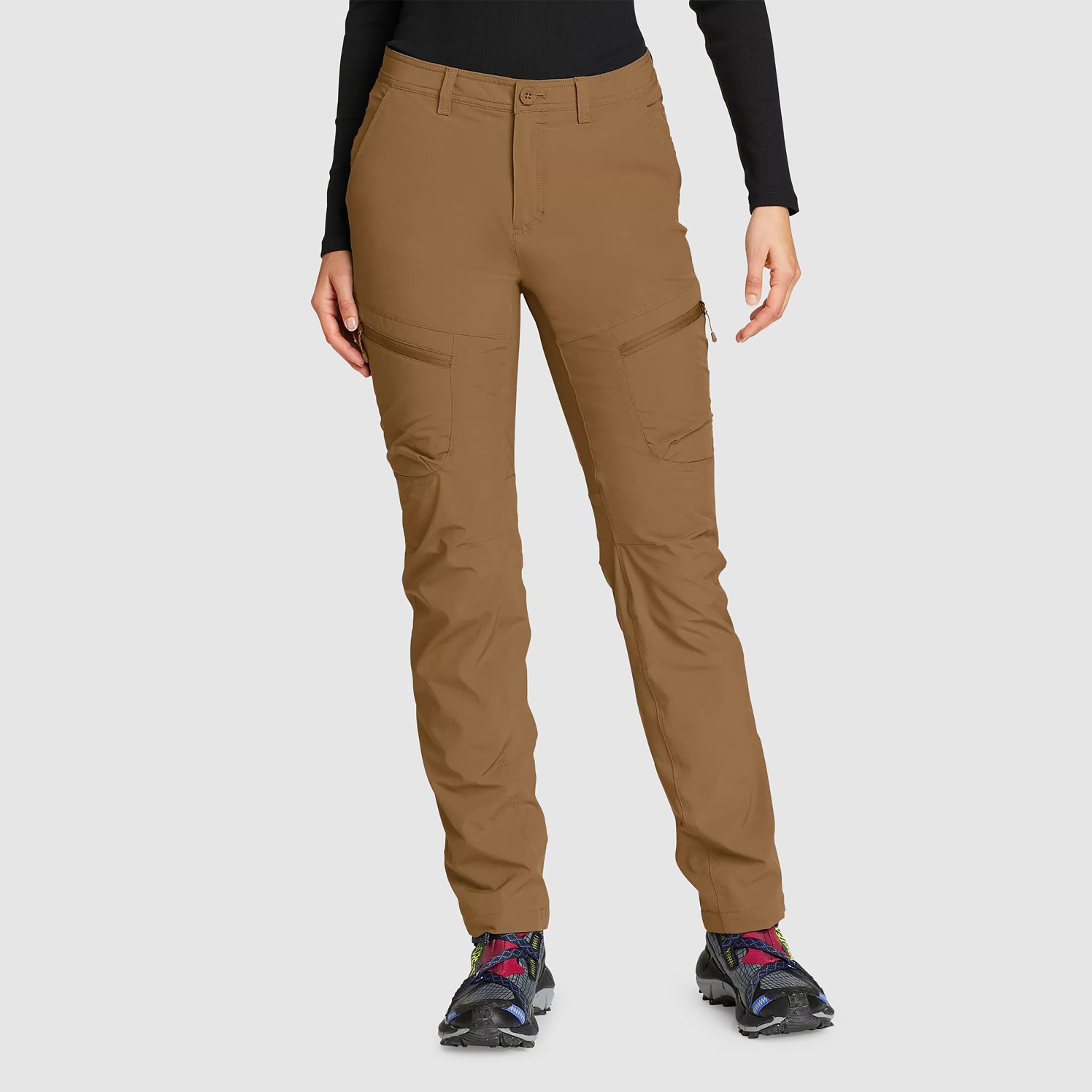 Eddie Bauer Womens Polar Lined Pants Black Size US 8 10 12 14 16