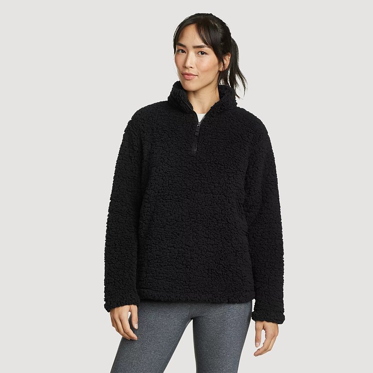 Women's Fireside Plush 1/4-zip Fleece | Eddie Bauer
