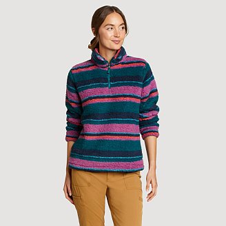 Women's Fireside Plush 1/4-zip Fleece | Eddie Bauer