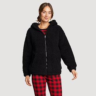 Womens Fireside Plush Full-Zip Fleece
