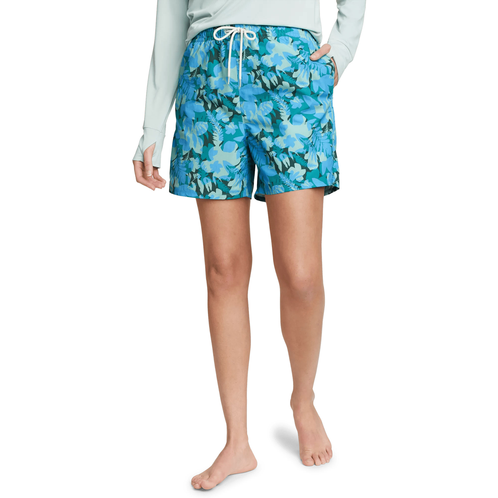 Tidal High Rise Shorts - Print