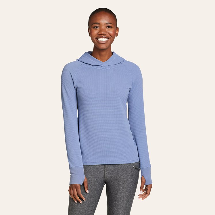 Women s Thermal Tech Long sleeve Hoodie Eddie Bauer
