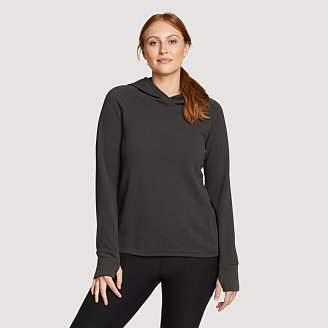 Womens Thermal Tech Long-Sleeve Hoodie