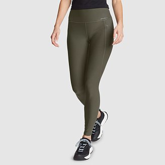 Eddie Bauer Womens Midweight High Rise Trail Tight Leggings (as1, Alpha,  x_s, Regular, Regular, Loden Heather) at  Women's Clothing store
