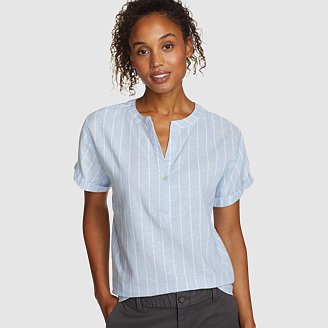 Women's EB Hemplify Short-Sleeve Beach Shirt