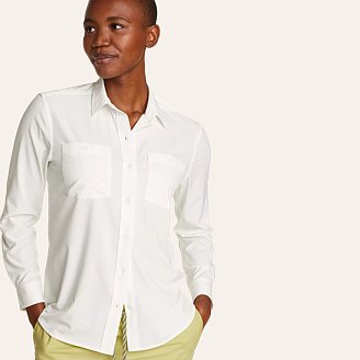Womens Departure 3.0 Long-Sleeve Shirt