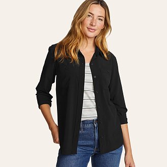 Womens Departure 3.0 Long-Sleeve Shirt
