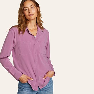 Womens Departure 3.0 Long-Sleeve Shirt