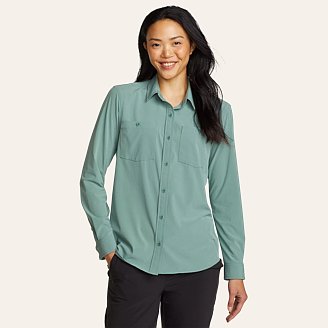 Womens Departure 3.0 Long-Sleeve Shirt