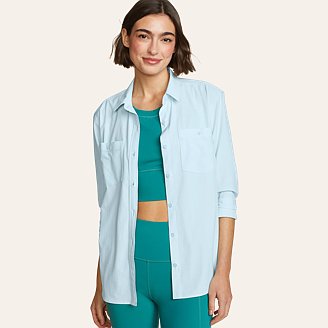 Womens Departure 3.0 Long-Sleeve Shirt