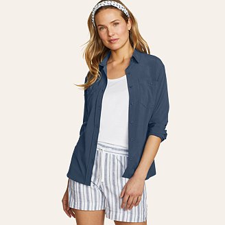 Womens Departure 3.0 Long-Sleeve Shirt