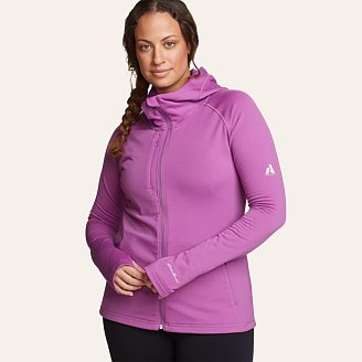 Eddie Bauer Women's Ultra Soft Plush Fleece Quarter Zip Sweatshirt Azt –  Letay Store