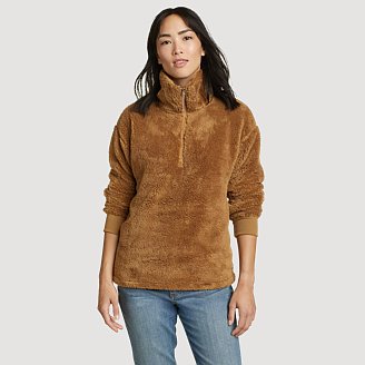 Womens Quest Plush 1/4-Zip Fleece