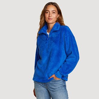 Womens Quest Plush 1/4-Zip Fleece