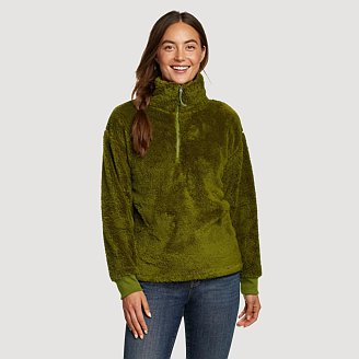 Womens Quest Plush 1/4-Zip Fleece