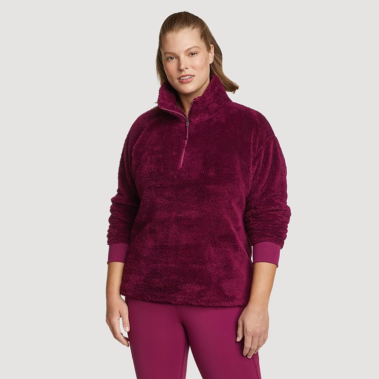 Women's Quest Plush 1/4-zip Fleece | Eddie Bauer